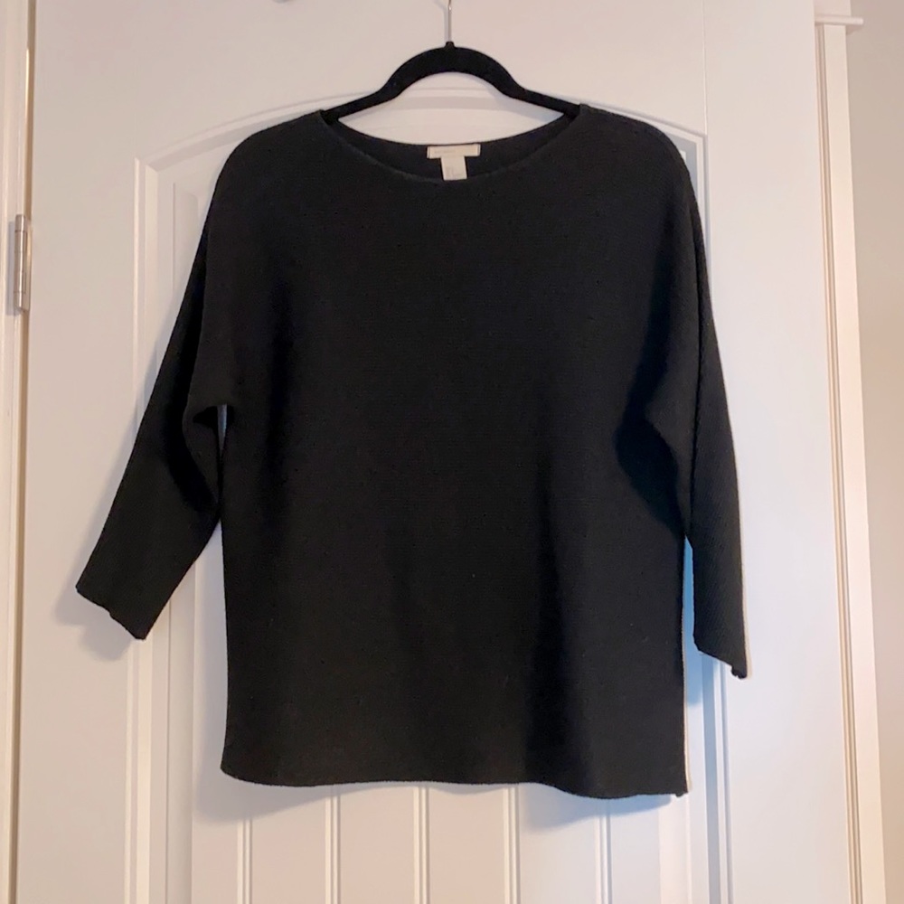 Boxy boatneck sweater